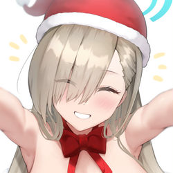 This is a pixiv picture whose title is クリスマスプレゼントのアスナ.