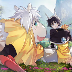 This is a pixiv picture whose title is 【藤竜版封神演義】太公望.