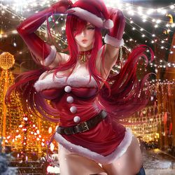 This is a pixiv picture whose title is Erza Scarlet xmas.