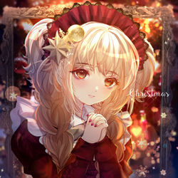 This is a pixiv picture whose title is merry Christmas🎄.