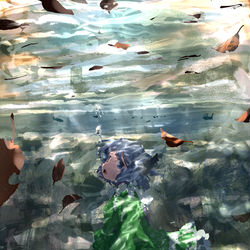 This is a pixiv picture whose title is わかさぎ姫.