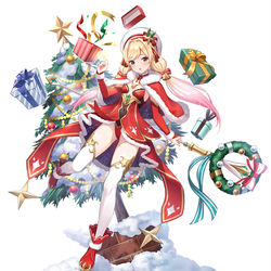This is a pixiv picture whose title is 【千年戦争アイギス】祝福の贈り人テュト.