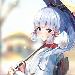 This is a pixiv picture whose title is 雪が舞い降りた.