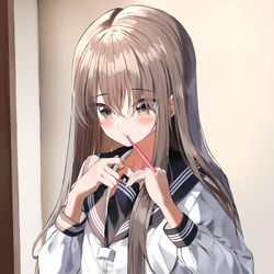 This is a pixiv picture whose title is まだ寝ていたい.