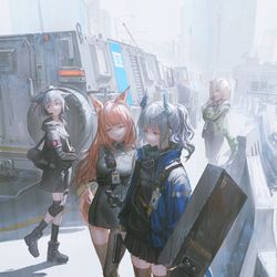 This is a pixiv picture whose title is アークナイツアンソロジー Vol.5.