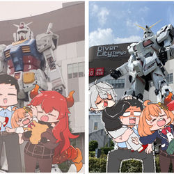 This is a pixiv picture whose title is 家族写真の昔と今.