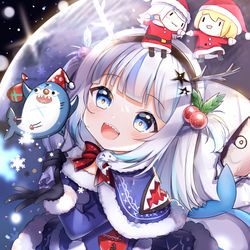 This is a pixiv picture whose title is 違いのクリスマス.