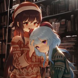 This is a pixiv picture whose title is Christmas.