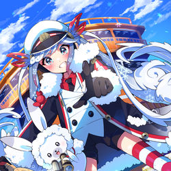 This is a pixiv picture whose title is SNOW MIKU 2022.