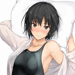 This is a pixiv picture whose title is 七咲.