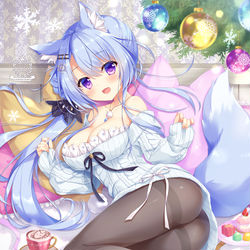 This is a pixiv picture whose title is キツネさんの休日❄.