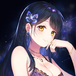 This is a pixiv picture whose title is 星屑の乙女.