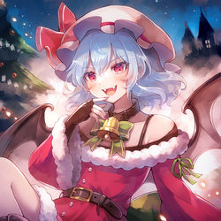 This is a pixiv picture whose title is サンタレミリア.