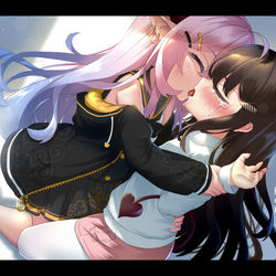 This is a pixiv picture whose title is 萝莉魅魔咬人事件.