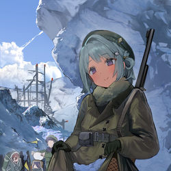 This is a pixiv picture whose title is 🧊.