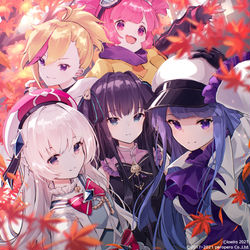 This is a pixiv picture whose title is Arcaea×MuseDash 「秋の陽炎」.