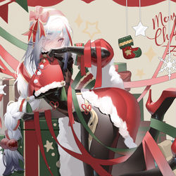 This is a pixiv picture whose title is Merry Christmas.