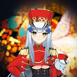 This is a pixiv picture whose title is HK416.