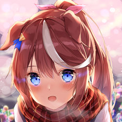 This is a pixiv picture whose title is クリスマスにテイオーと待ち合わせ.