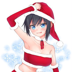 This is a pixiv picture whose title is サンタな暗殺の君.