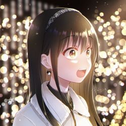 This is a pixiv picture whose title is イルミネーション🎄.