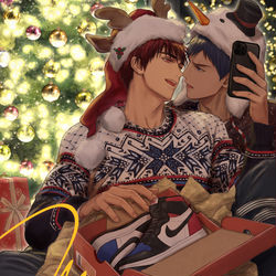 This is a pixiv picture whose title is Merry Christmas.