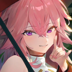 This is a pixiv picture whose title is 八重神子.