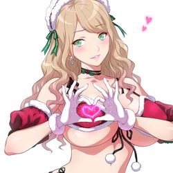 This is a pixiv picture whose title is メリクリ♥ギャル.