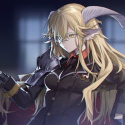 This is a pixiv picture whose title is 黑骑士.