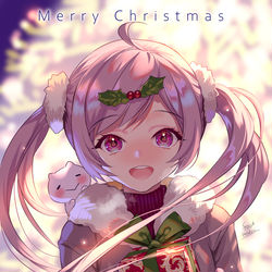 This is a pixiv picture whose title is お兄ちゃんにプレゼント.