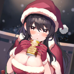 This is a pixiv picture whose title is 「いっしょに...のも？」.
