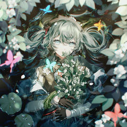 This is a pixiv picture whose title is ❀.
