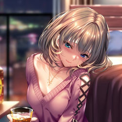 This is a pixiv picture whose title is 今夜は泊まってもいいですか･･･？.