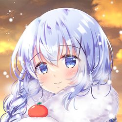 This is a pixiv picture whose title is チノちゃんと初日の出を見に行きたい.