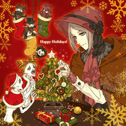 This is a pixiv picture whose title is 小さなクリスマス.