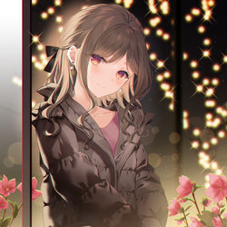 This is a pixiv picture whose title is クリスマスローズ.