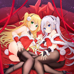 This is a pixiv picture whose title is Merry Christmas2021.