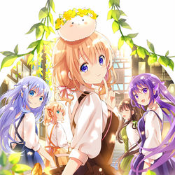This is a pixiv picture whose title is Is the order a rabbit?　Ⅹ.