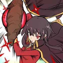 This is a pixiv picture whose title is めぐみん！！.