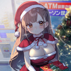 This is a pixiv picture whose title is …クリスマスなのにバイトしてるってどうせバカにしに来たんでしょ！.