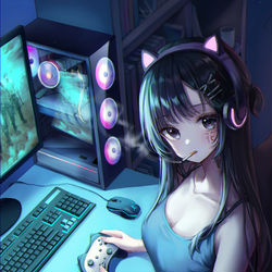 This is a pixiv picture whose title is CM.