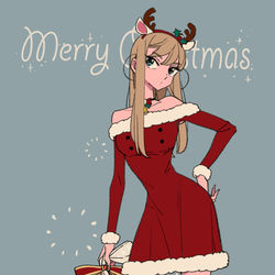 This is a pixiv picture whose title is 🎄✨✨.