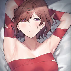 This is a pixiv picture whose title is クリスマスプレゼントは樋口円香.