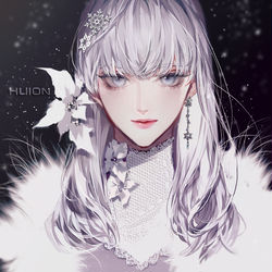 This is a pixiv picture whose title is ❄.