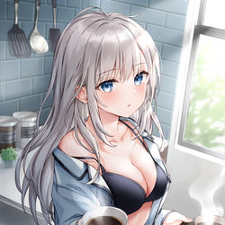 This is a pixiv picture whose title is おはよう.