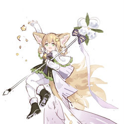 This is a pixiv picture whose title is 圣诞铃兰.