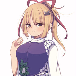 This is a pixiv picture whose title is ポニテ諏訪子ちゃん.