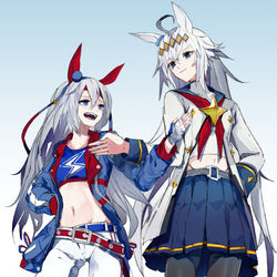 This is a pixiv picture whose title is 有馬記念！.
