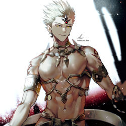 This is a pixiv picture whose title is 悪王.
