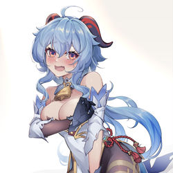 This is a pixiv picture whose title is 甘雨.